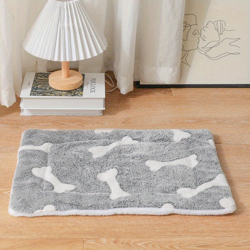 Self-Warming Cat Bed -Soft Washable Pet Mat for Cats & Dogs