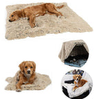 Pet Dog Cat Blankets - Ultra Soft Faux Fur Pet Throw, Anxiety-Relief, Lightweight Warm Bed Cover for Dogs and Cats, Machine Washable