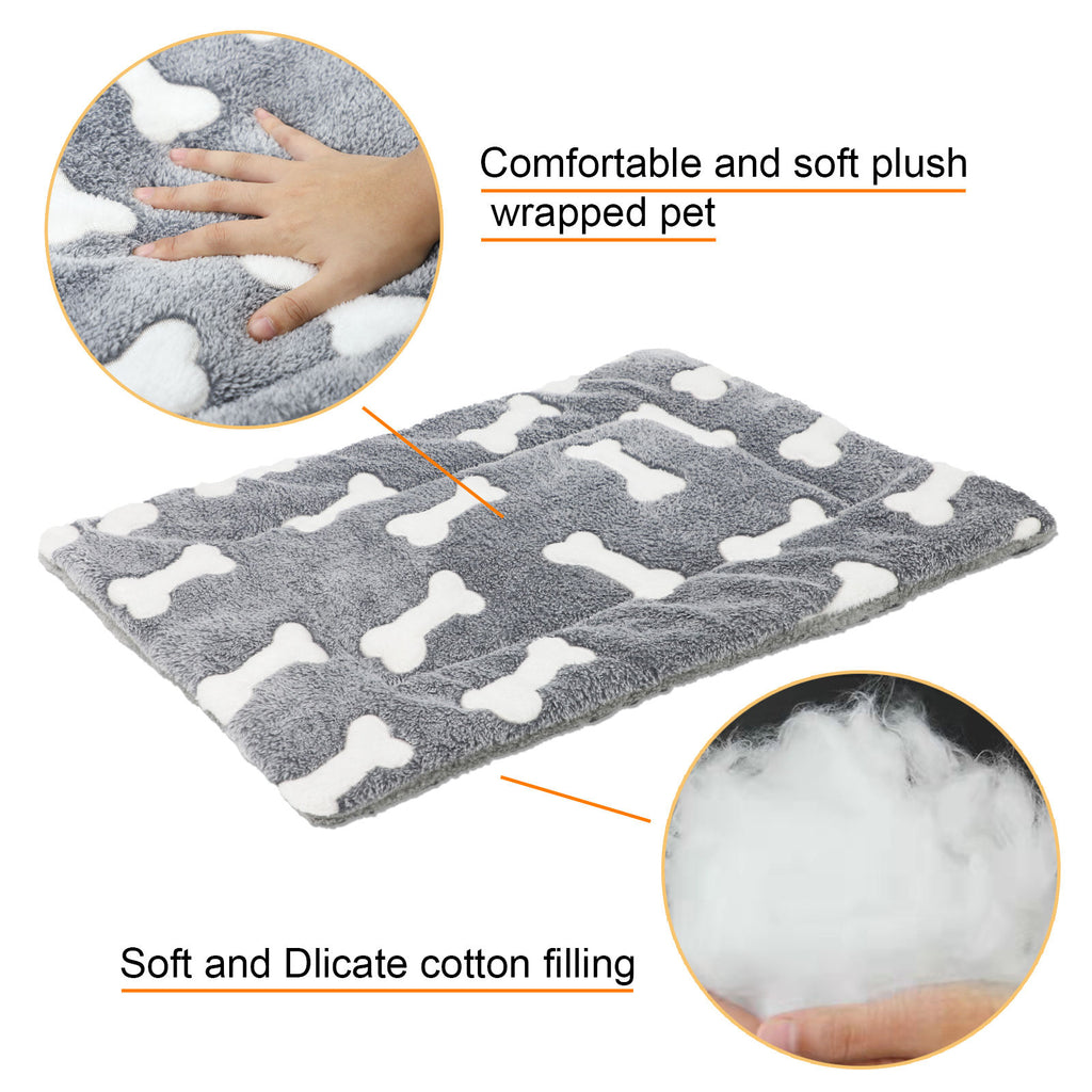 Self-Warming Cat Bed -Soft Washable Pet Mat for Cats & Dogs