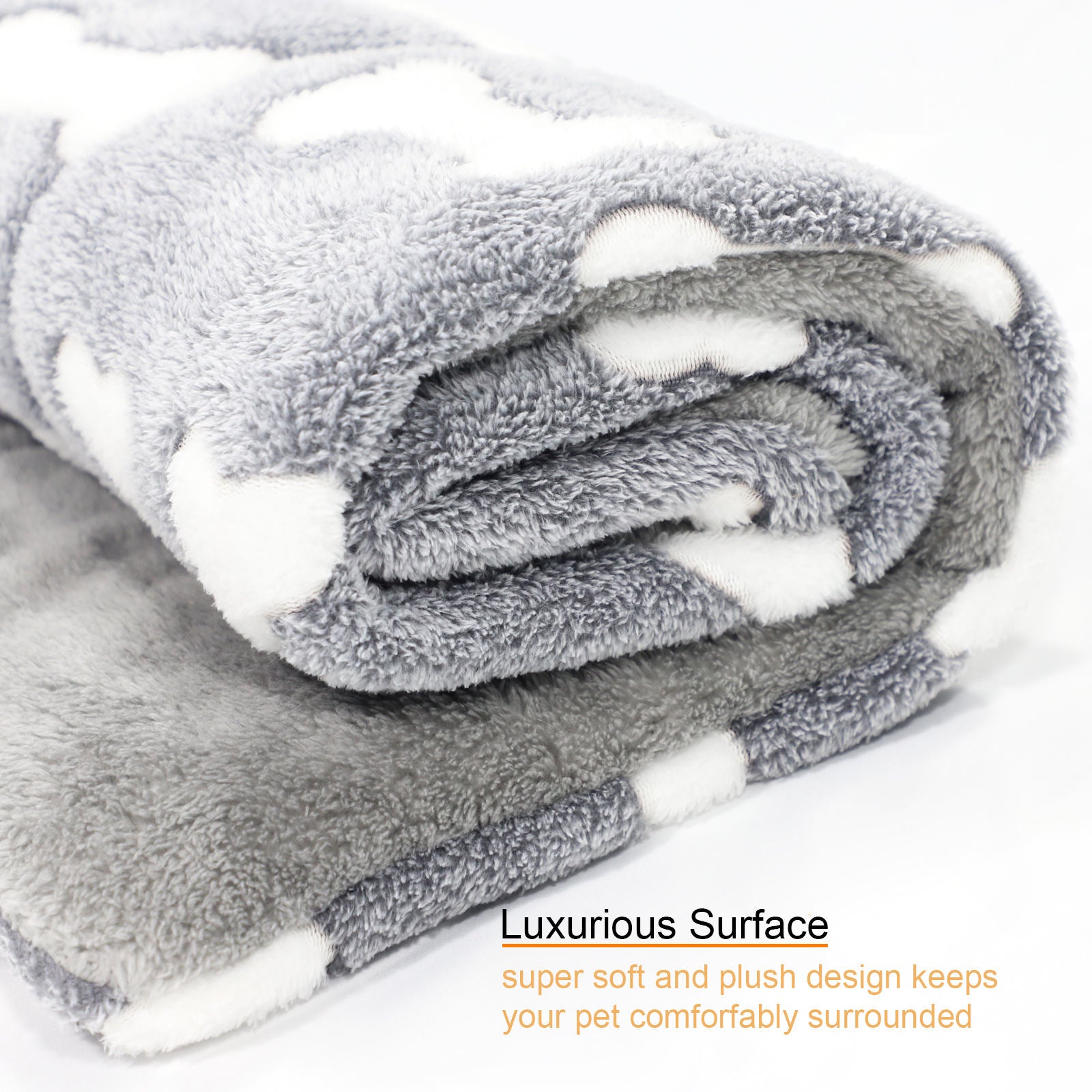 Self-Warming Cat Bed -Soft Washable Pet Mat for Cats & Dogs