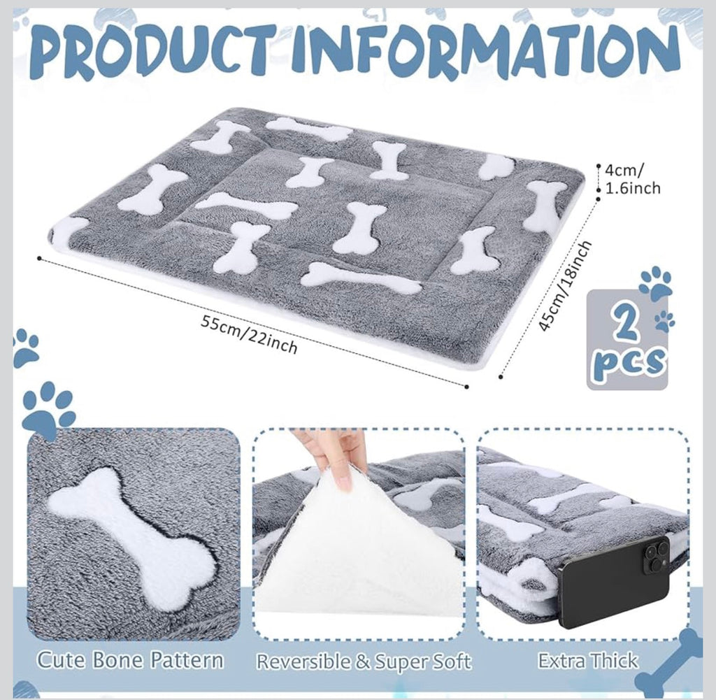 Self-Warming Cat Bed -Soft Washable Pet Mat for Cats & Dogs